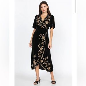 Ally Velvet Dress Johnny Was XS